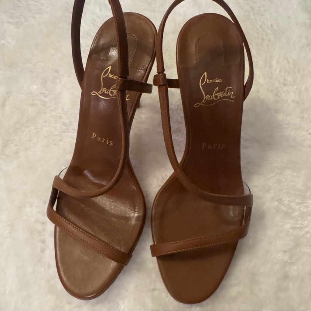 Christian Louboutin Rosalie Nude 5 Heel Stilettos